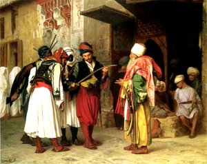 Comerciante de ropa usada, El Cairo, 1866